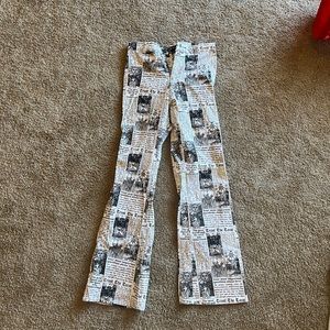 tarot card flare pants